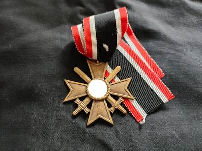 时顺第二十六拍 - 铭记历史，珍爱和平 德国特殊时期铜kvk2奖章，环打88标，品相好