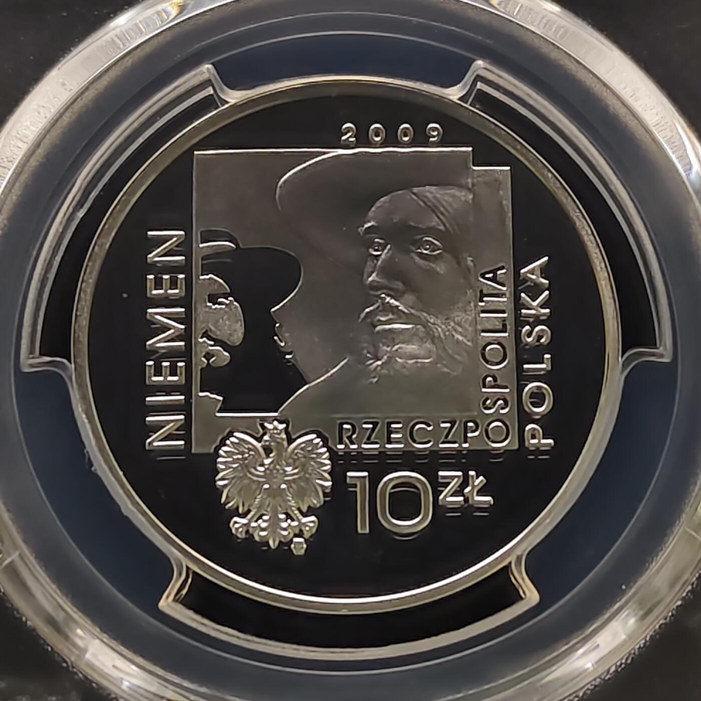 【全场包邮】纯粹捡漏拍481场（免费代拍第18场） 波兰2009年10兹洛提流行歌王切斯拉夫·內曼精制纪念银币-PCGS PR69 DCAM