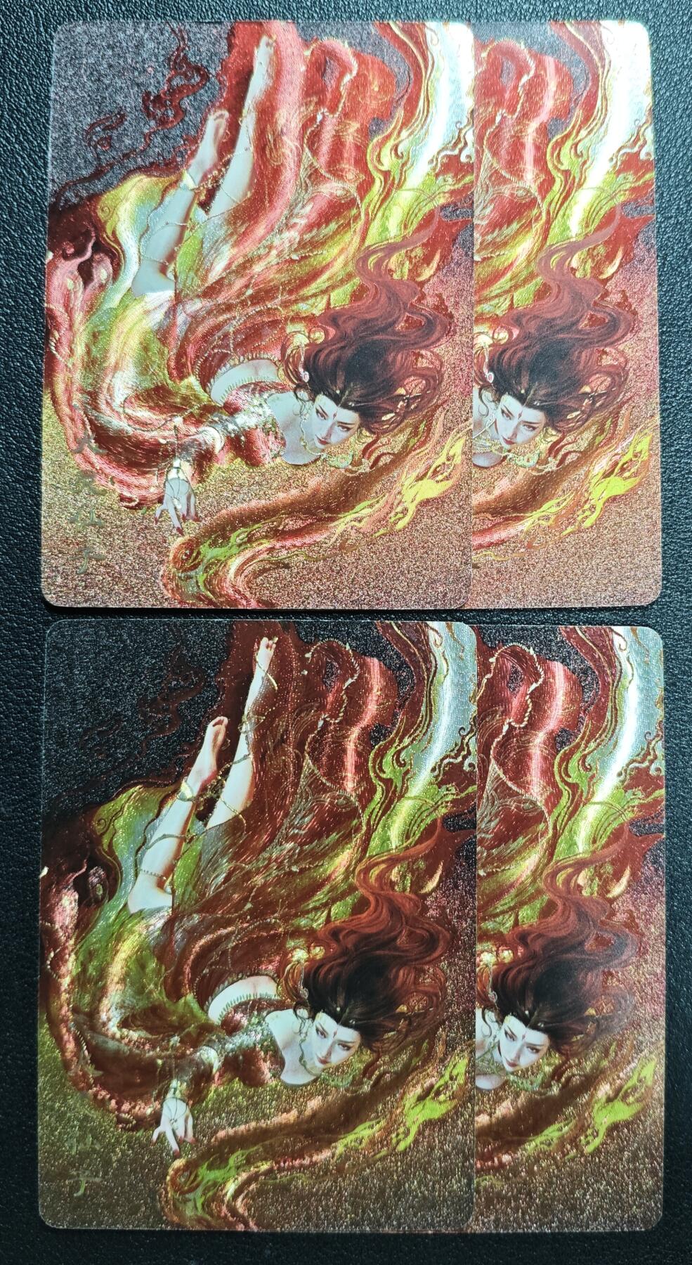 天玑星卡拍第142期《11.25周二截拍艺气风发》持续收拍收评中 满赠卡需备注 焱卡文化 妖姬传 火灵仙子 折光两张+幻彩折光两张