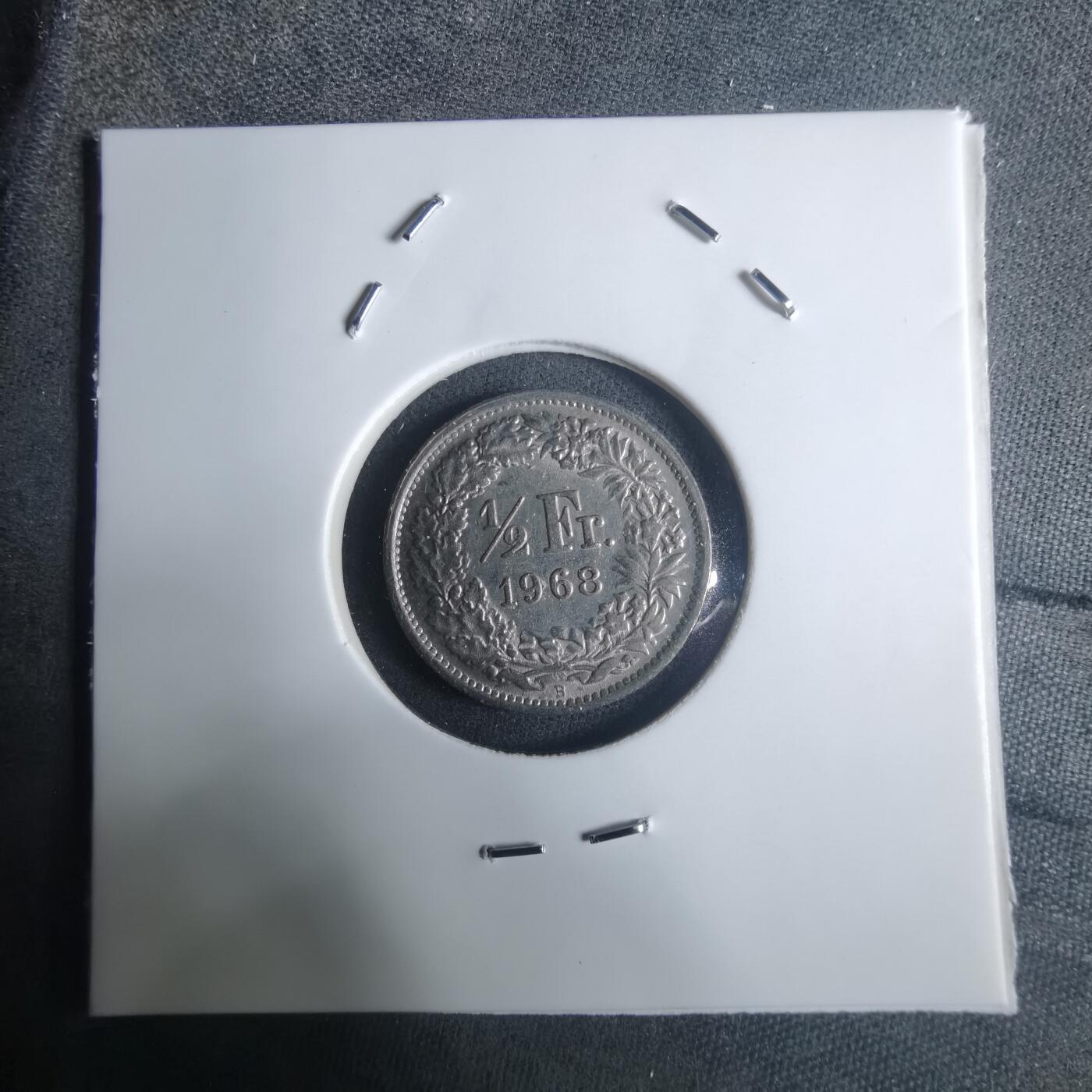 沼泽如烟--第914场 瑞士1968年半法郎