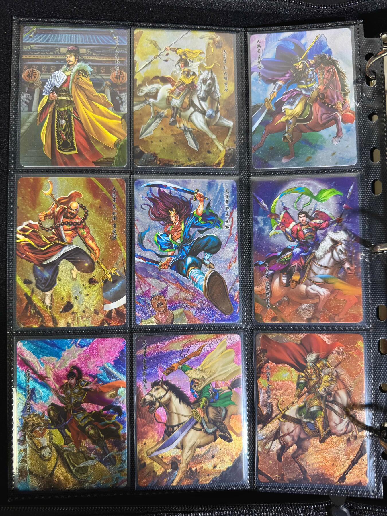 NO.16 好又多金牌大场，双11狂欢继续！每周一站式配齐，方便凑单！（周6晚8点截拍，卖家送拍0抽成！） 【大全套】新绣漫画 优绣水浒粗闪大卡115张已套膜+普卡小卡全套+官方九宫卡册+20黑卡页 买大送小性价比高 小浣熊最好的二创作品