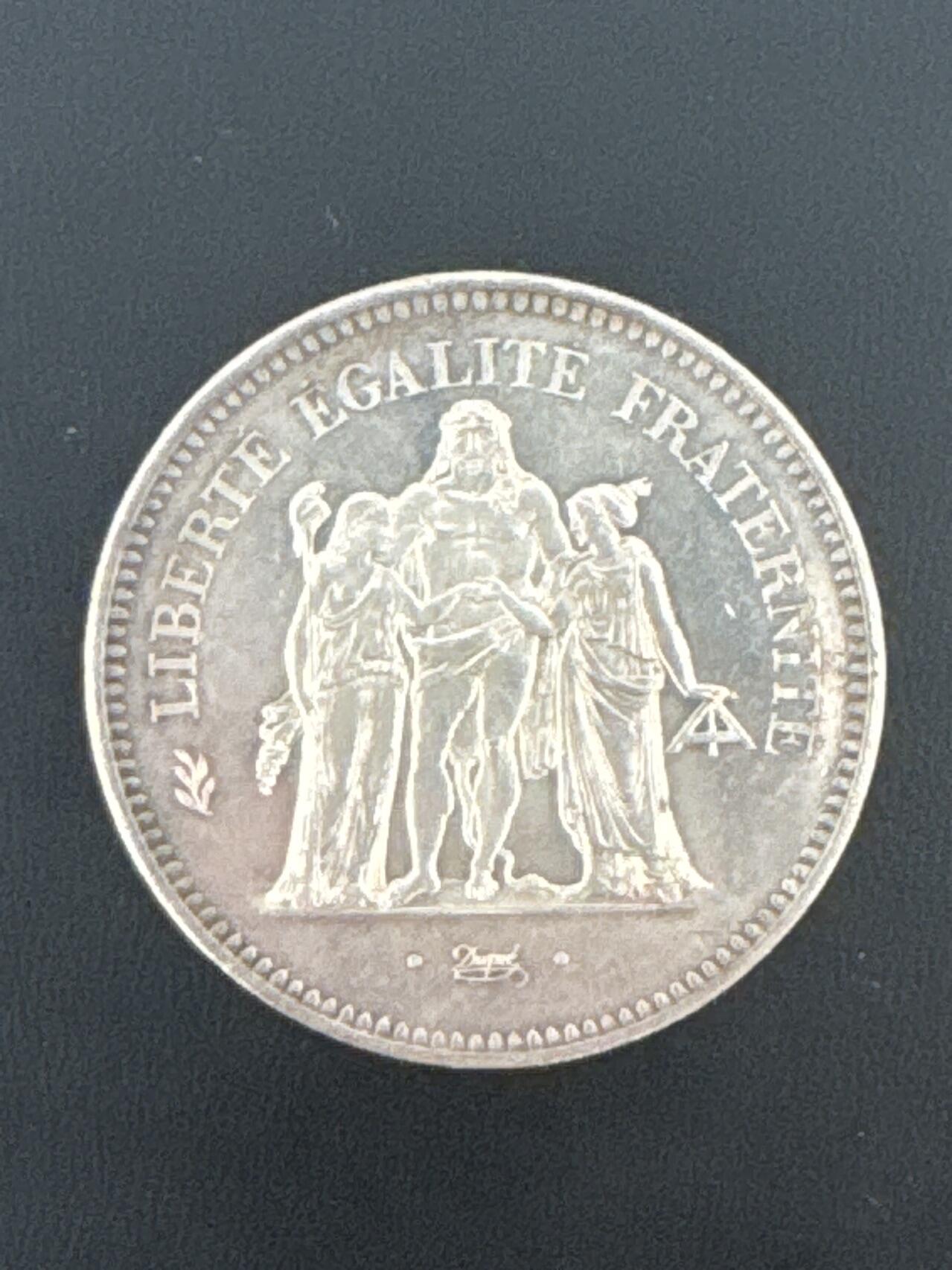 ❤️【币观天下】❤️ 第332期钱币拍卖- 2025.11.28周五晚上6点半场-长期征集拍品 法国大力神1977年50法郎银币