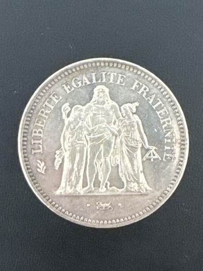 ❤️【币观天下】❤️ 第332期钱币拍卖- 2025.11.28周五晚上6点半场-长期征集拍品 - 法国大力神1977年50法郎银币