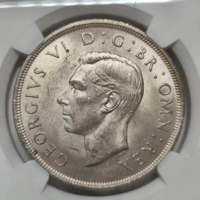 老蟹的宝藏🏴‍☠️ IV - NGC MS62英国乔治六世1937年克朗