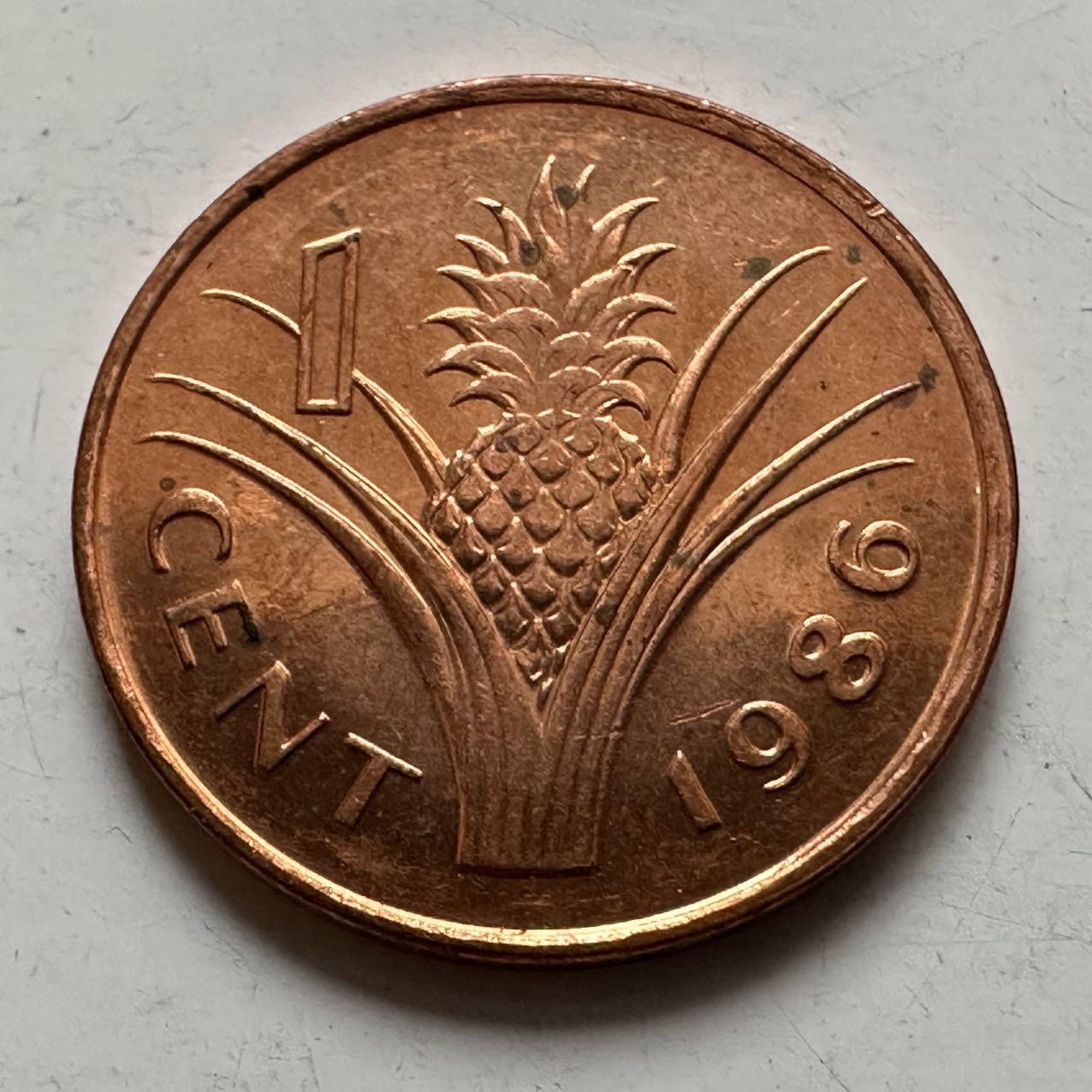 🌹外币初藏🌹🐯2025年第132场  每周二四六晚8️⃣点 接代拍 斯威士兰1986年女皇版一分