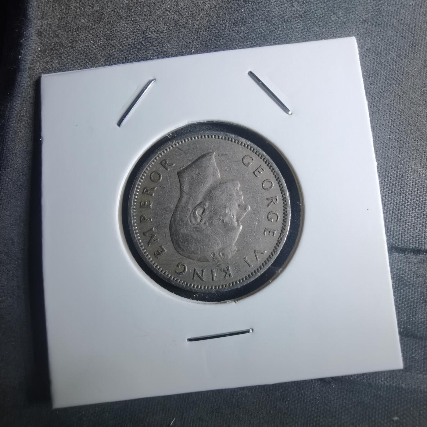 沼泽如烟--第914场 新西兰1947年1先令