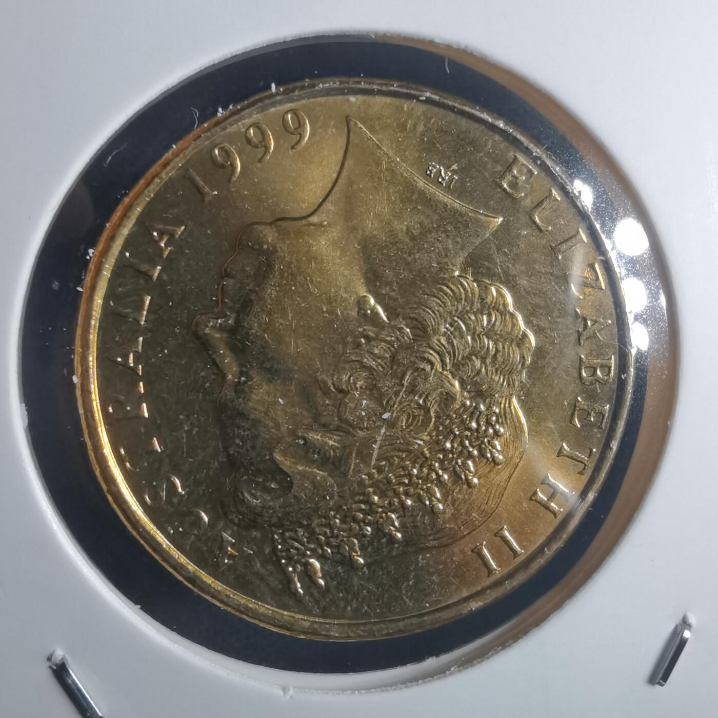 沼泽如烟--第914场 澳大利亚1999年一元纪念币