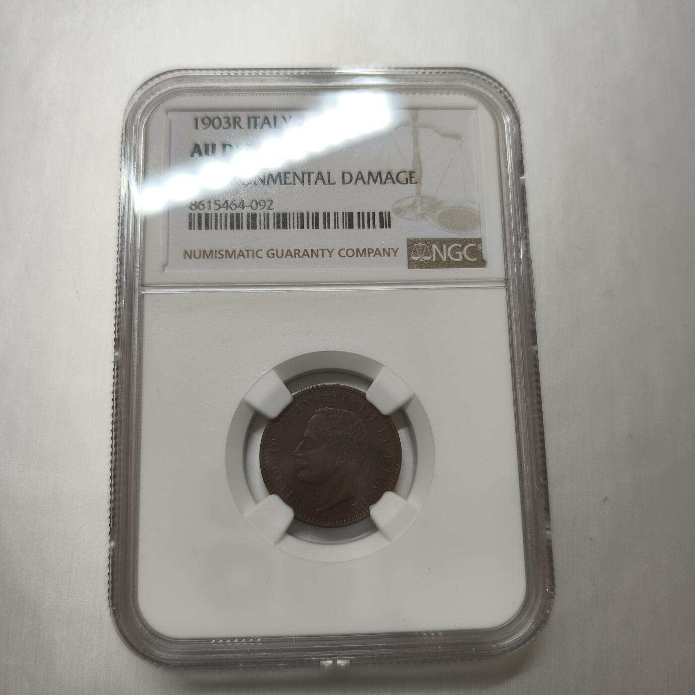 老蟹的宝藏🏴‍☠️ IV NGC AUD 意大利1903R 2分