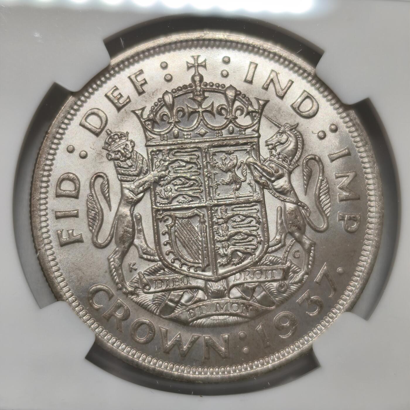 老蟹的宝藏🏴‍☠️ IV NGC MS62英国乔治六世1937年克朗