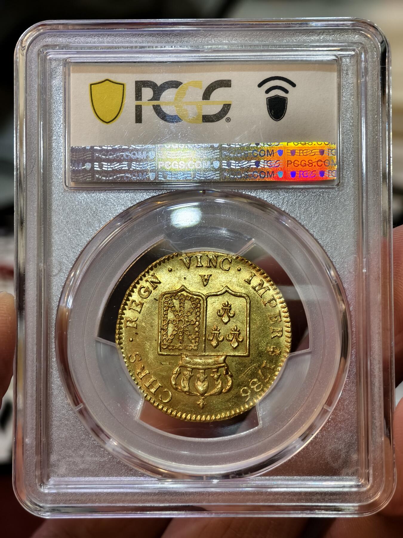 PCGS-MS62法国1786年路易十六2路易金币
