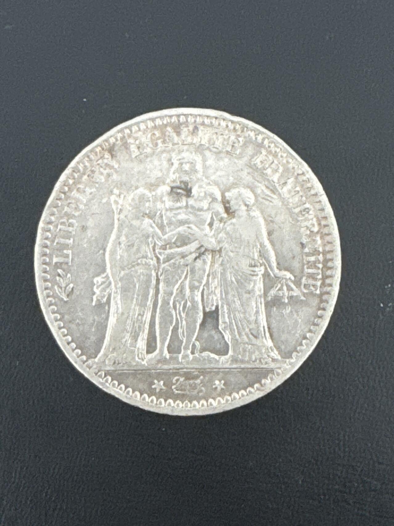 ❤️【币观天下】❤️ 第332期钱币拍卖- 2025.11.28周五晚上6点半场-长期征集拍品 法国银币1875年5法郎