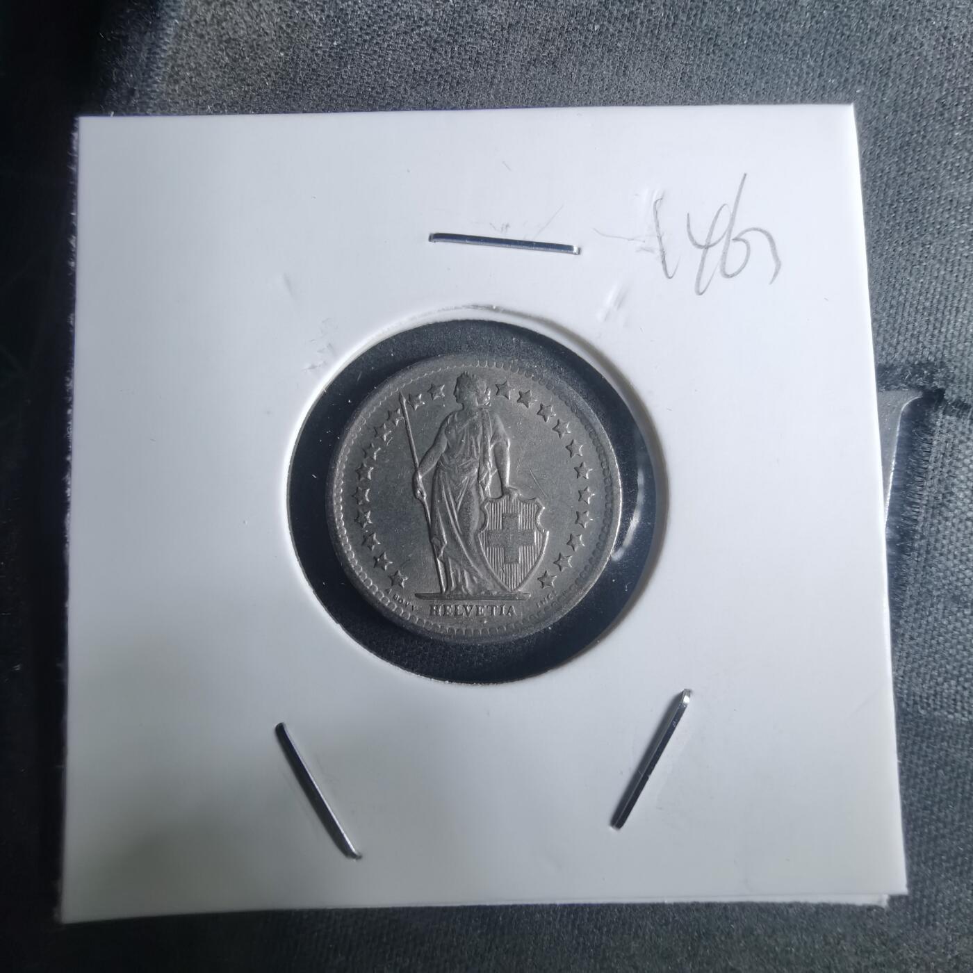 沼泽如烟--第914场 瑞士1969年半法郎