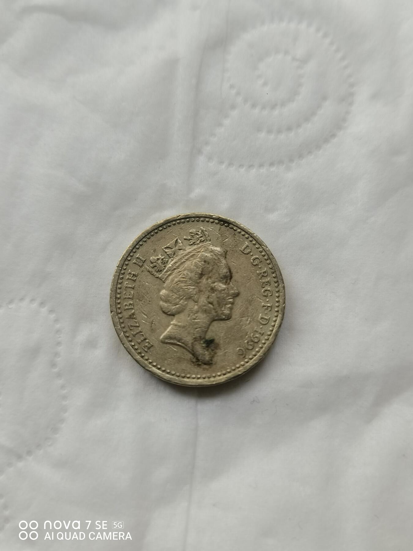 外国硬币 1英镑