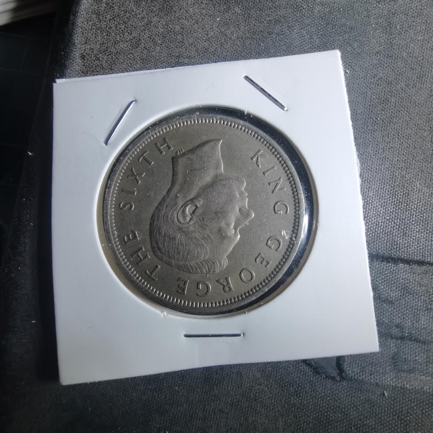 沼泽如烟--第914场 新西兰1951年半克朗