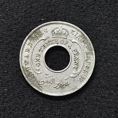 【全场包邮】纯粹捡漏拍480场（免费代拍第17场） - 英属西非1908年爱德华七世1/10便士