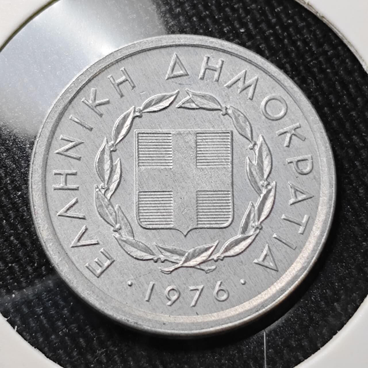 KK钱币收藏小铺 （套币 好品/批量散币 银币）专场  2月预留时间 周末发货  1976希腊10雷普塔 好品