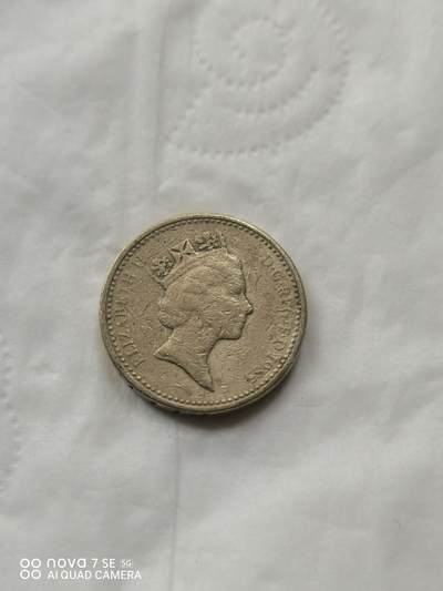 外国硬币 - 1英镑