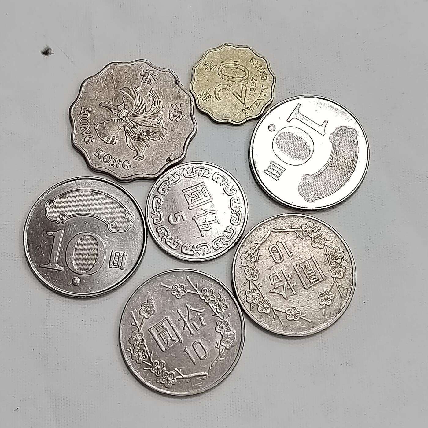 PCAI钱币28-623  古钱铜元硬币小专场 中国香港台湾省币