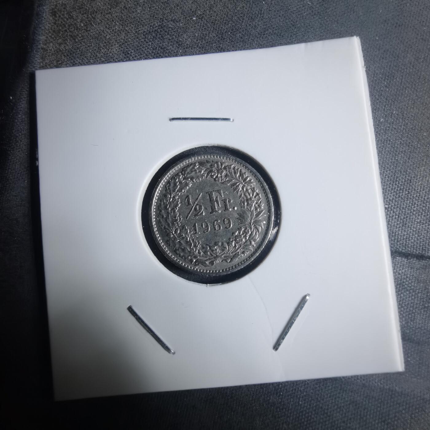 沼泽如烟--第914场 瑞士1969年半法郎