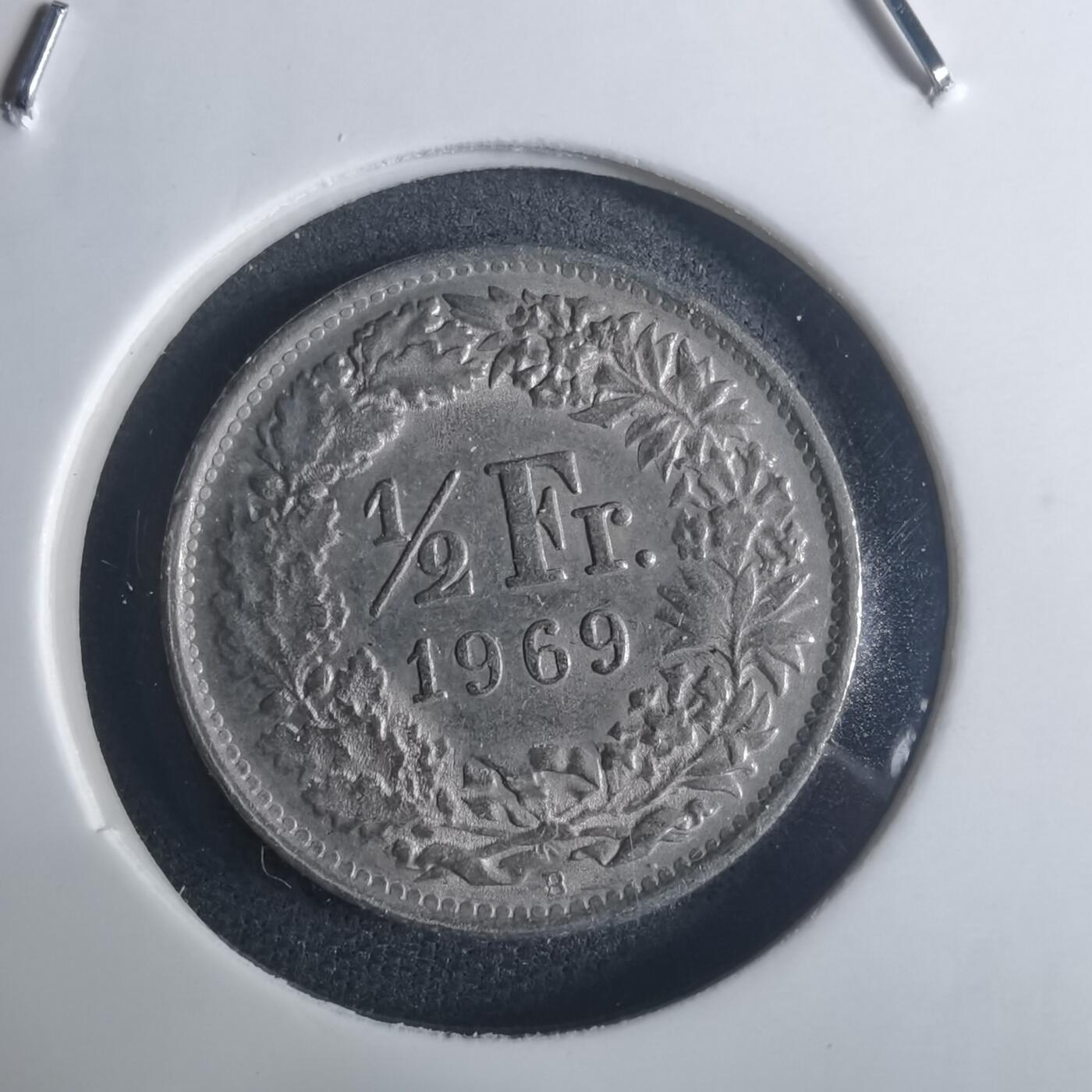 沼泽如烟--第914场 瑞士1969年半法郎