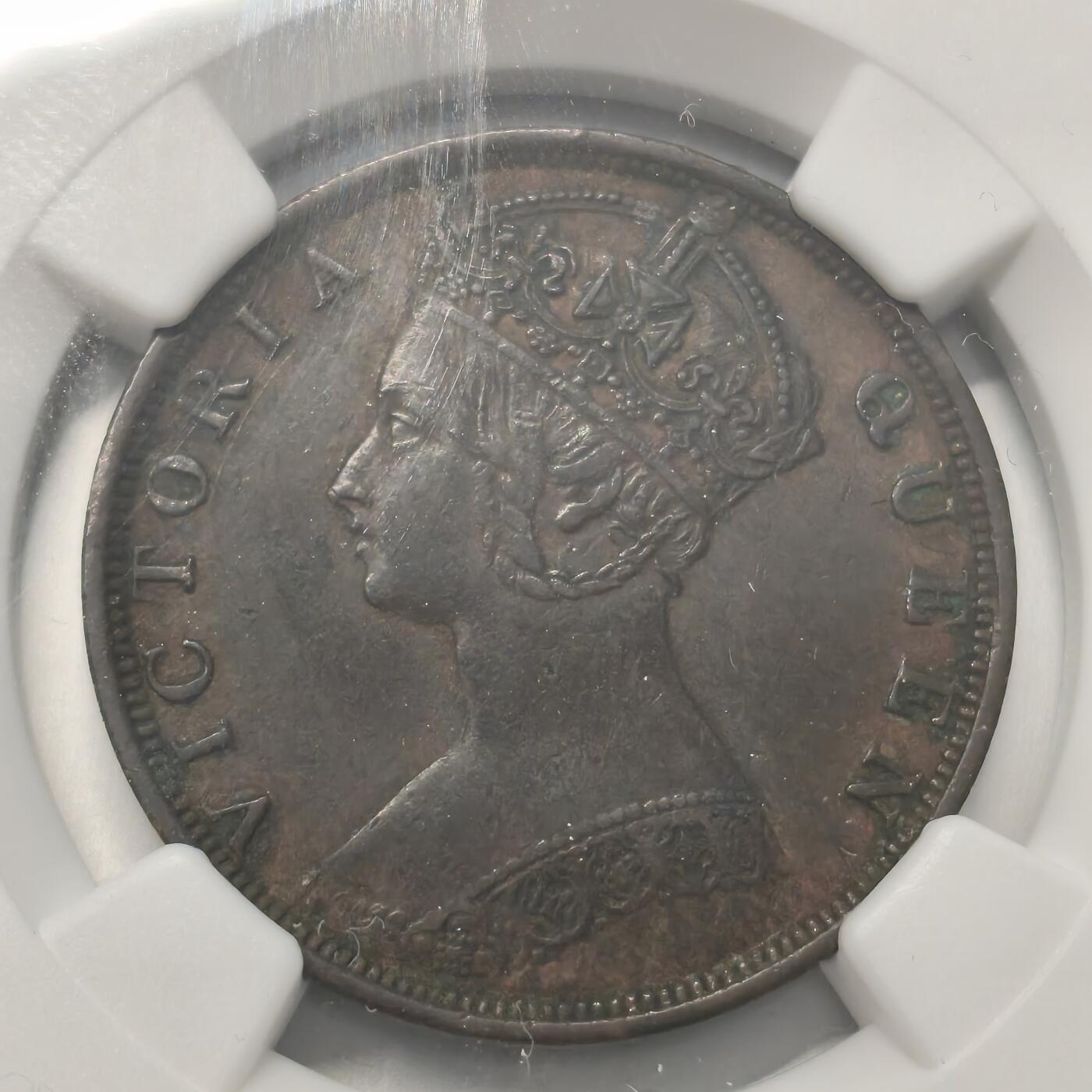 老蟹的宝藏🏴‍☠️ IV NGC XF45BN 香港维多利亚1901H 1分