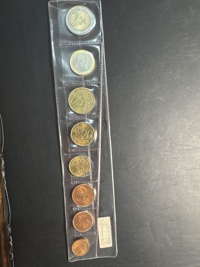 ❤️【币观天下】❤️ 第332期钱币拍卖- 2025.11.28周五晚上6点半场-长期征集拍品 - 爱尔兰2003年欧元一套含2欧元共8枚