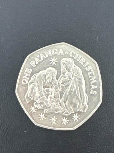 ❤️【币观天下】❤️ 第332期钱币拍卖- 2025.11.28周五晚上6点半场-长期征集拍品 - 汤加圣诞1983年1潘加镍质纪念币