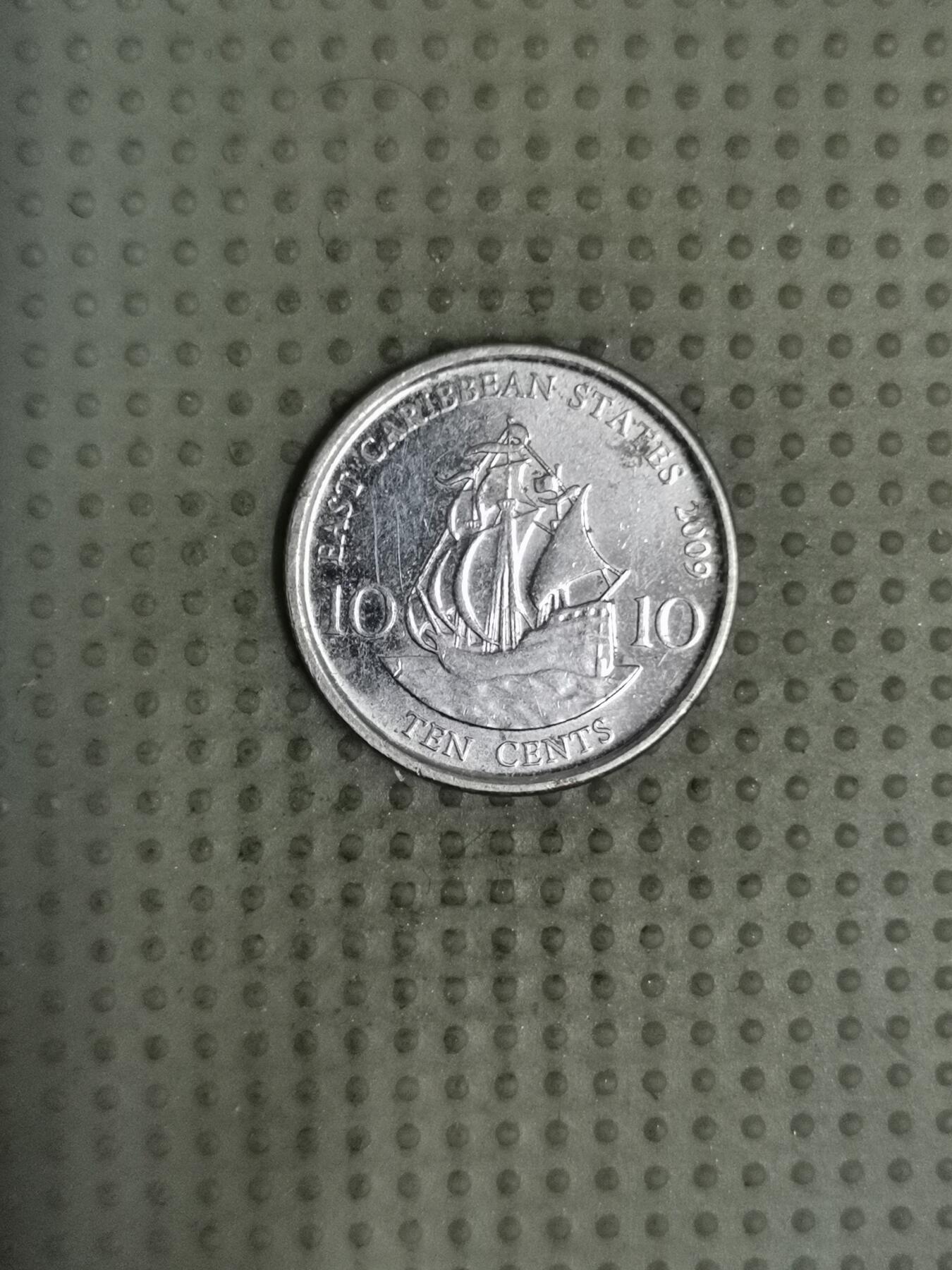 2025年第124场各国散币拍卖（总第124场） 东加勒比2009年10分