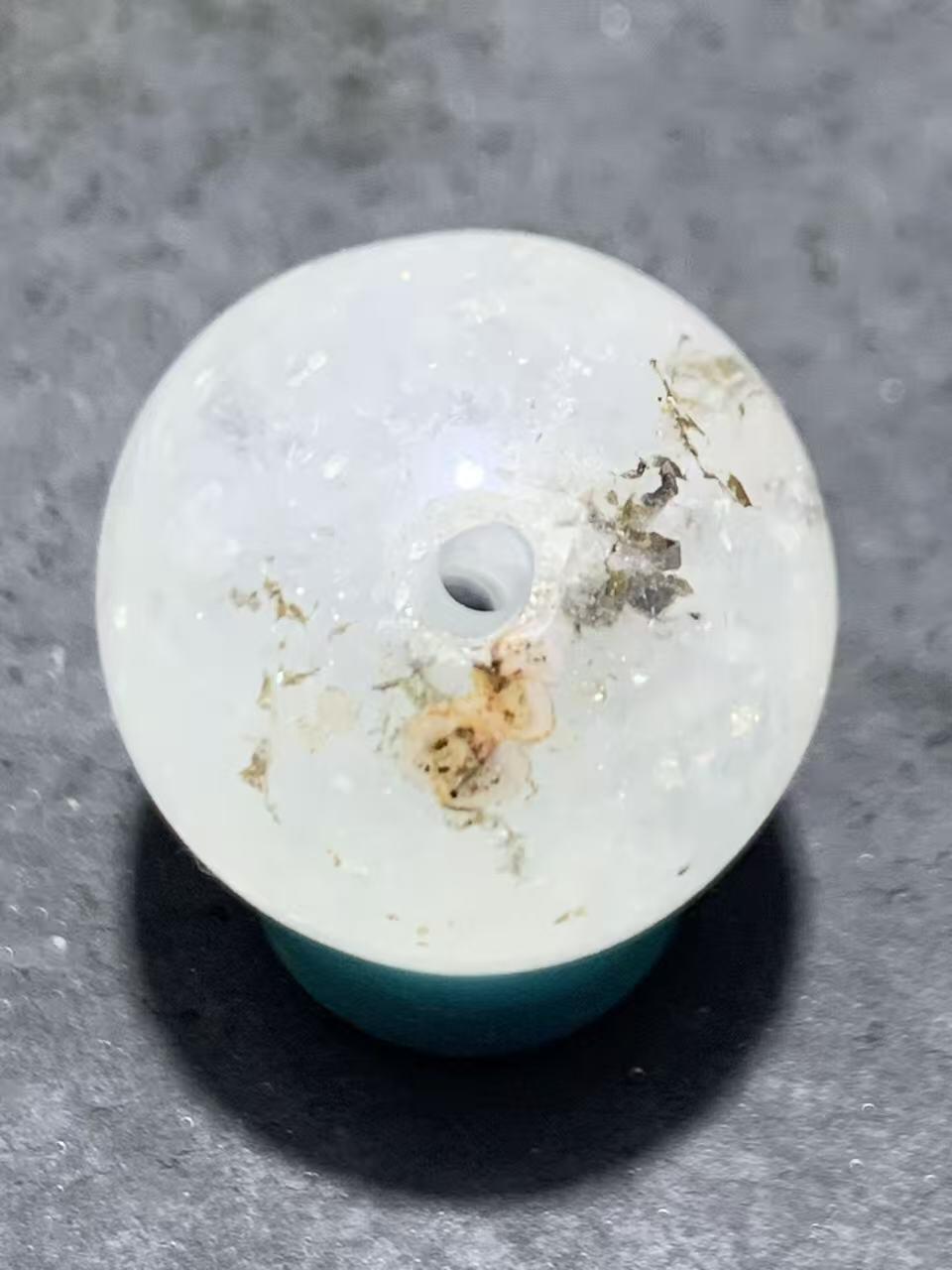 精美满冰飘战国红玛瑙圆珠一颗！