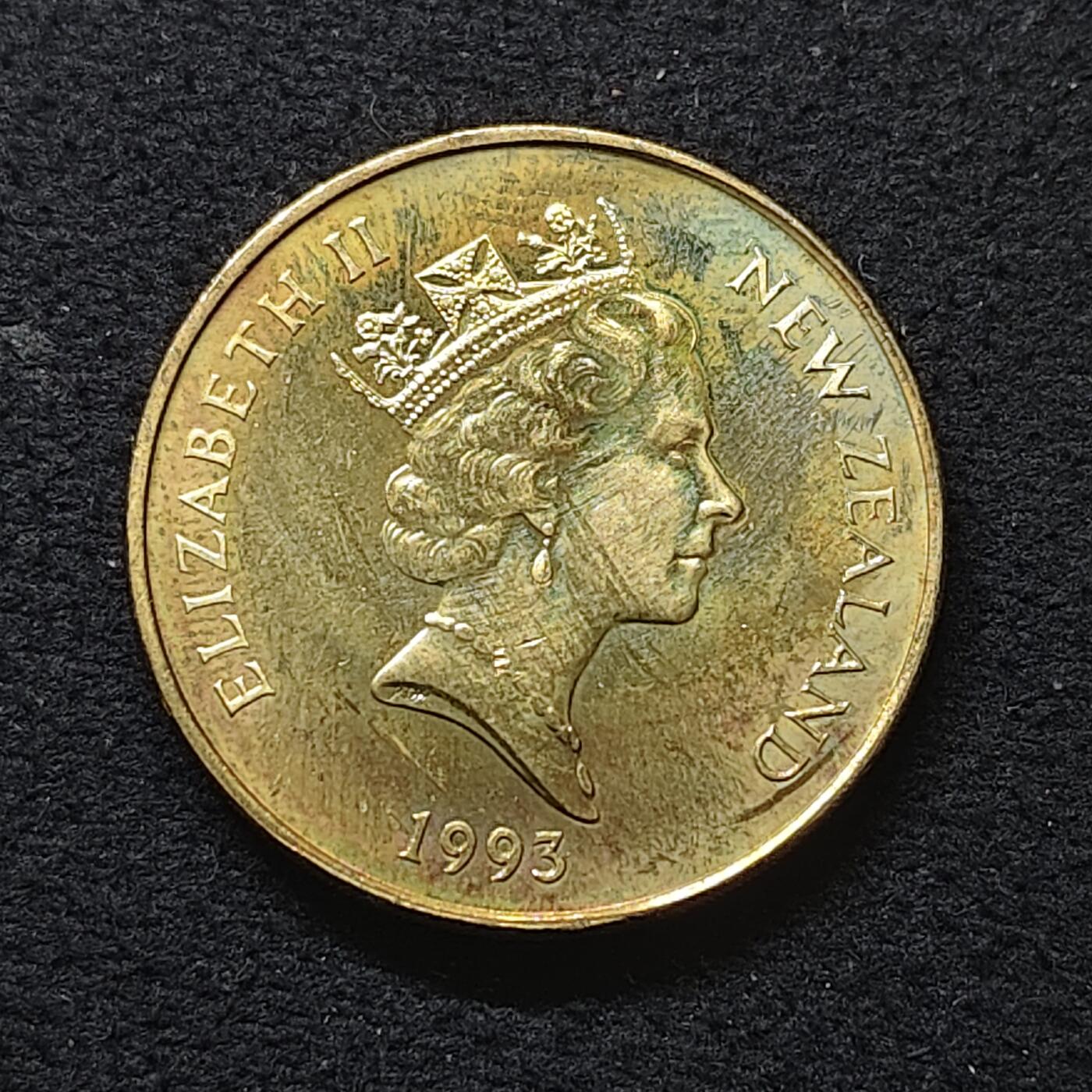 【全场包邮】纯粹捡漏拍480场（免费代拍第17场） 新西兰1993年2元翠鸟纪念币