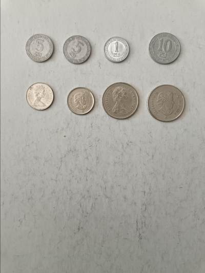 【20251128】非全新纸币第308场 - 朝鲜和加拿大硬币，共8枚