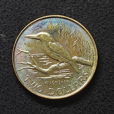 【全场包邮】纯粹捡漏拍480场（免费代拍第17场） - 新西兰1993年2元翠鸟纪念币