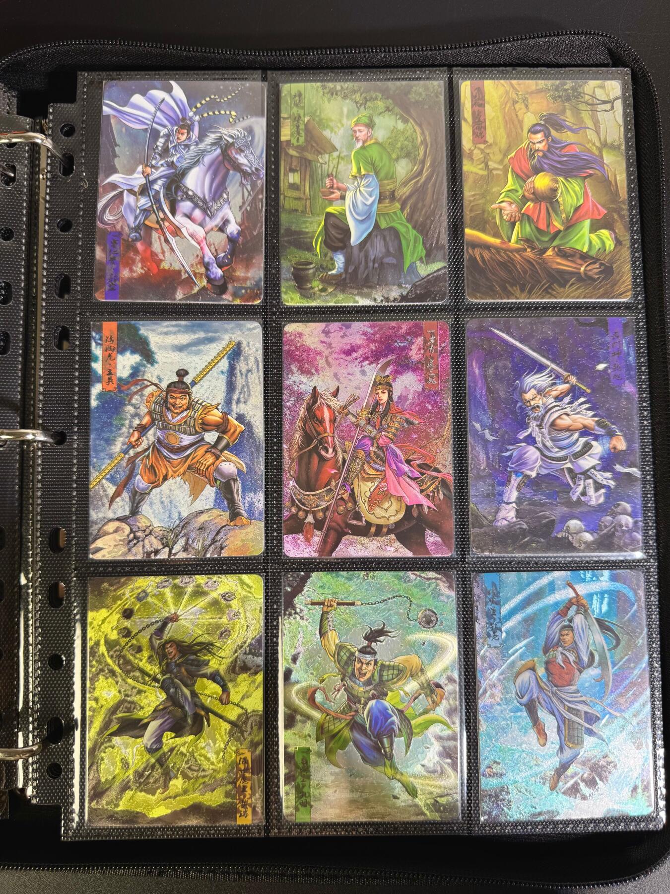 NO.16 好又多金牌大场，双11狂欢继续！每周一站式配齐，方便凑单！（周6晚8点截拍，卖家送拍0抽成！） 【大全套】新绣漫画 重绣水浒粗闪大卡115张已套膜+普卡小卡全套+官方九宫卡册+20黑卡页 买大送小性价比高 小浣熊最好的二创作品