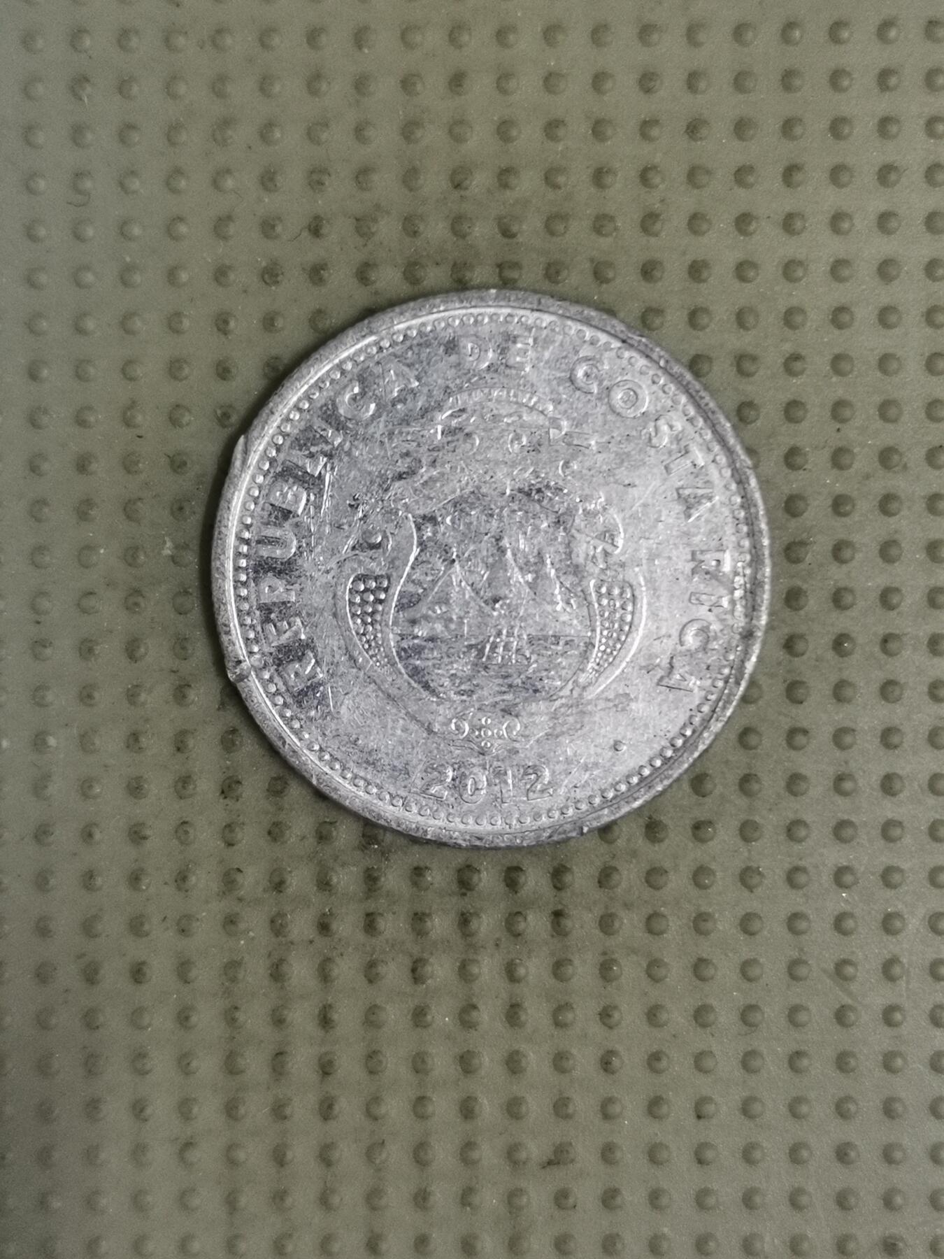 2025年第124场各国散币拍卖（总第124场） 哥斯达黎加2012年10科朗