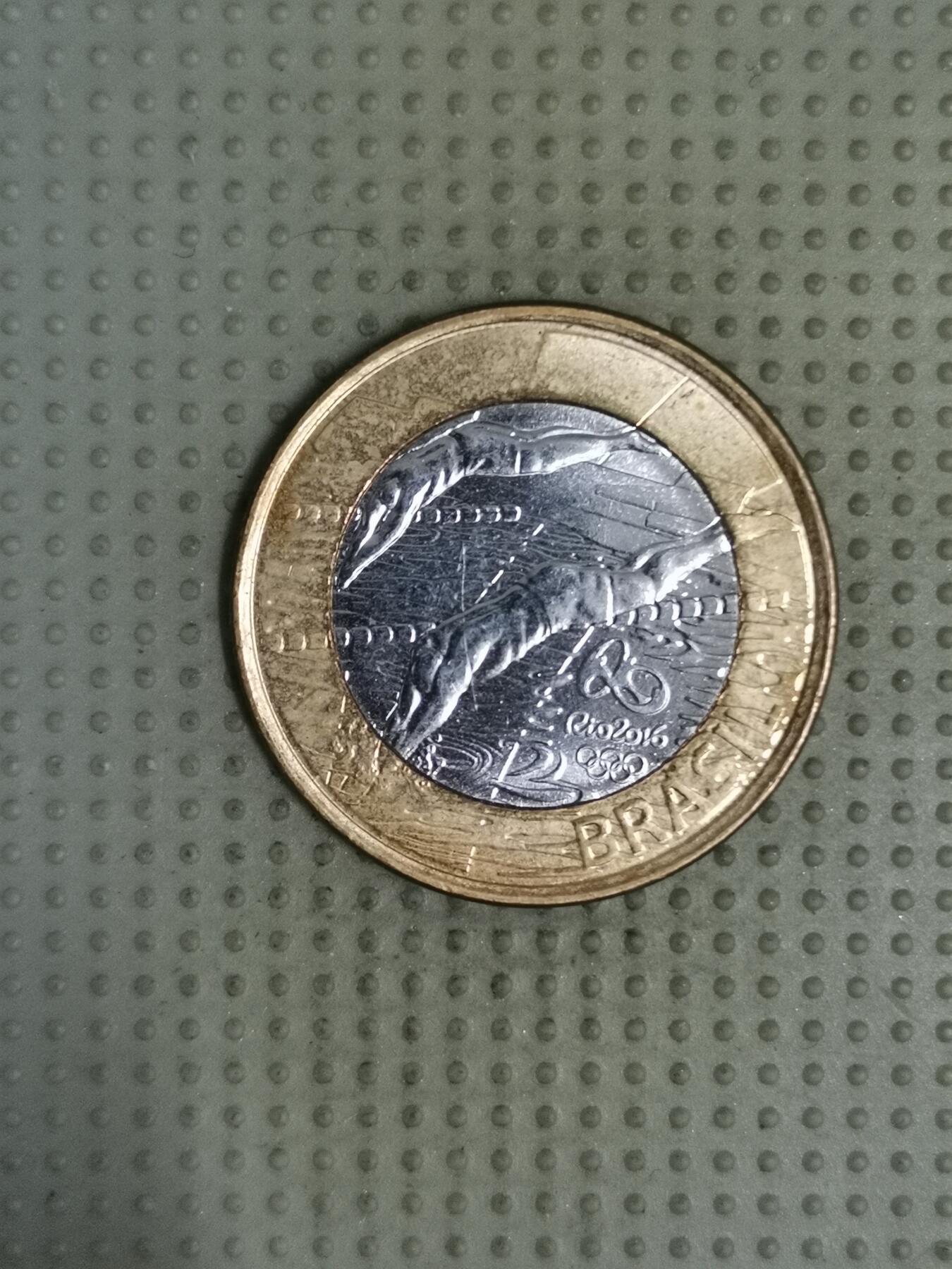 2025年第124场各国散币拍卖（总第124场） 巴西2014年奥运会1雷亚尔纪念币