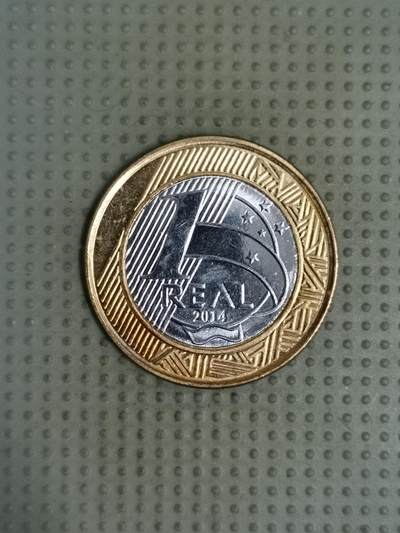 2025年第124场各国散币拍卖（总第124场） - 巴西2014年奥运会1雷亚尔纪念币