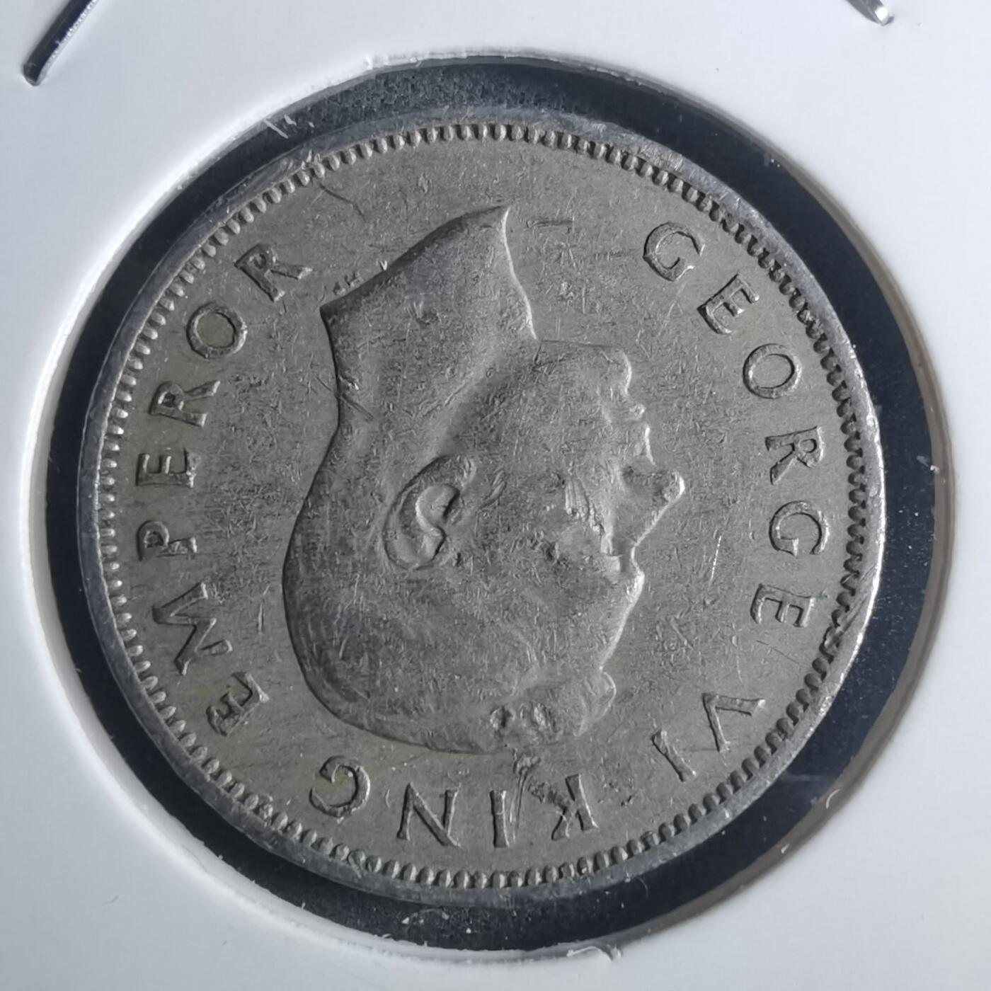 沼泽如烟--第914场 新西兰1947年1先令