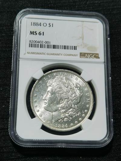 天下钱庄专场欢迎参拍 - NGC MS61 1884美国摩根一美元银币