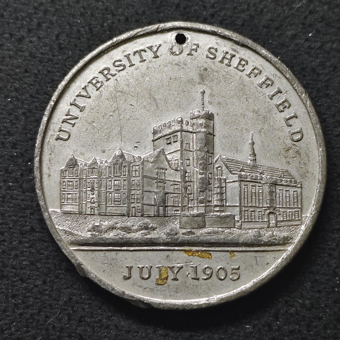 【全场包邮】纯粹捡漏拍480场（免费代拍第17场） 【纪念章】英国爱德华七世授予谢菲尔德大学皇家宪章纪念章