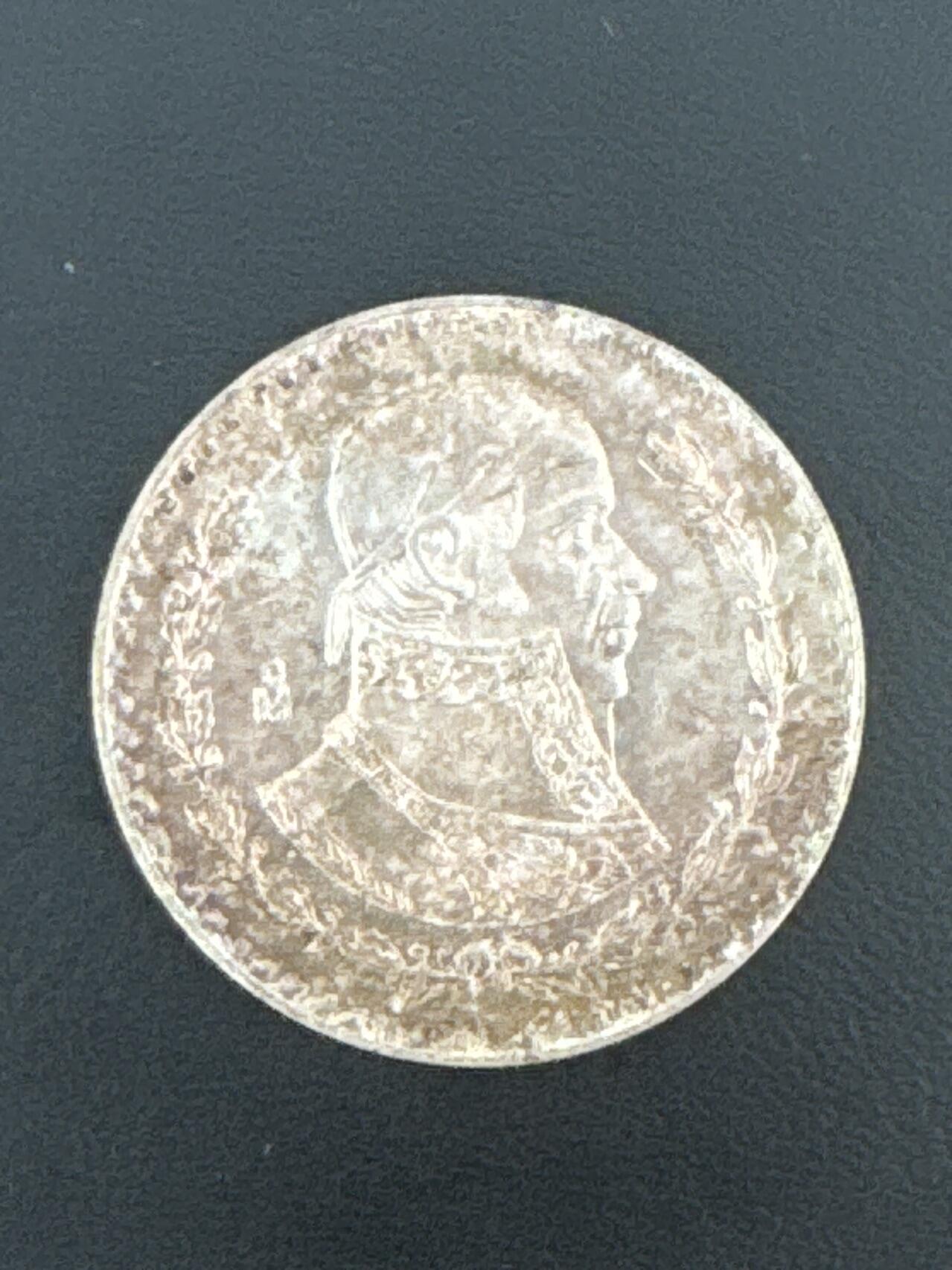 ❤️【币观天下】❤️ 第332期钱币拍卖- 2025.11.28周五晚上6点半场-长期征集拍品 墨西哥银币1964年1比索