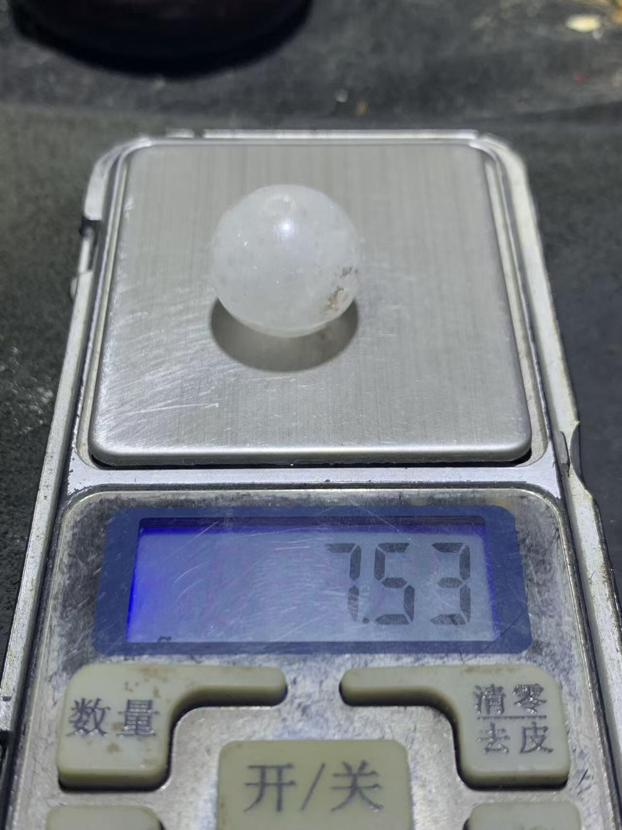 精美满冰飘战国红玛瑙圆珠一颗！