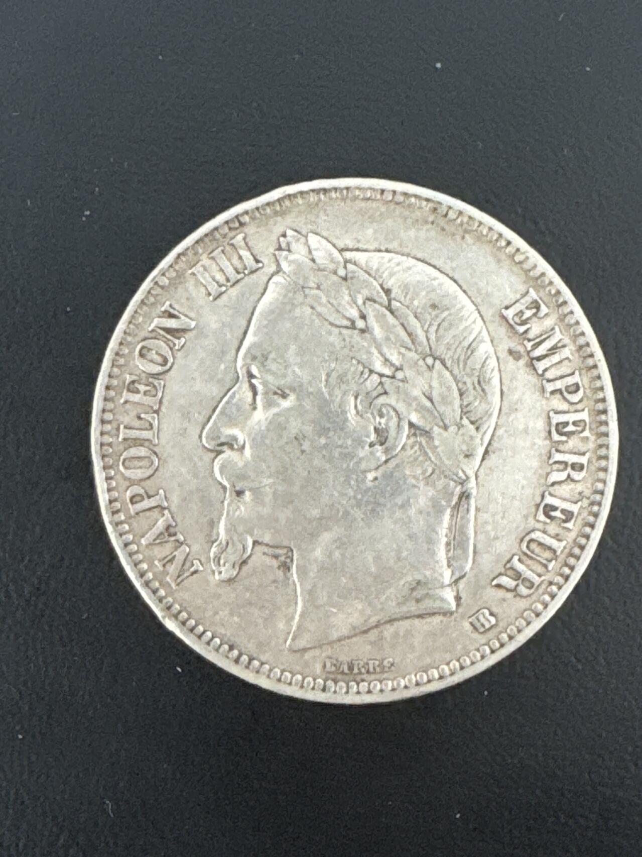 ❤️【币观天下】❤️ 第332期钱币拍卖- 2025.11.28周五晚上6点半场-长期征集拍品 法国1869年5法郎银币