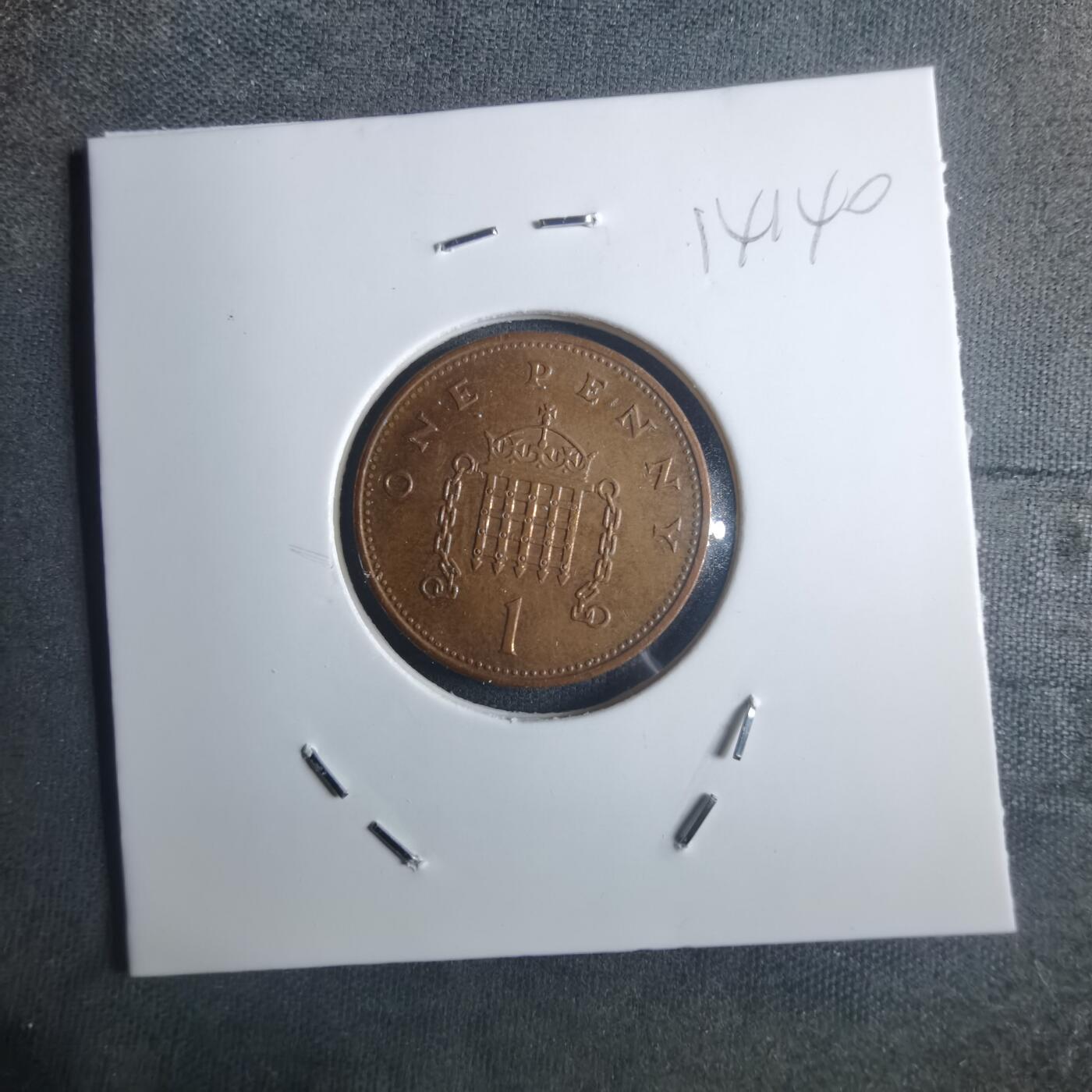 沼泽如烟--第914场 英国1993年1便士