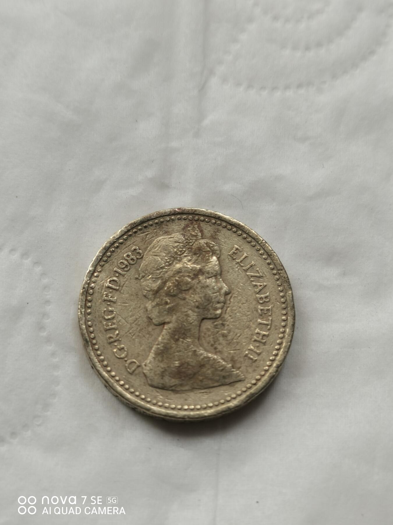 外国硬币 1英镑