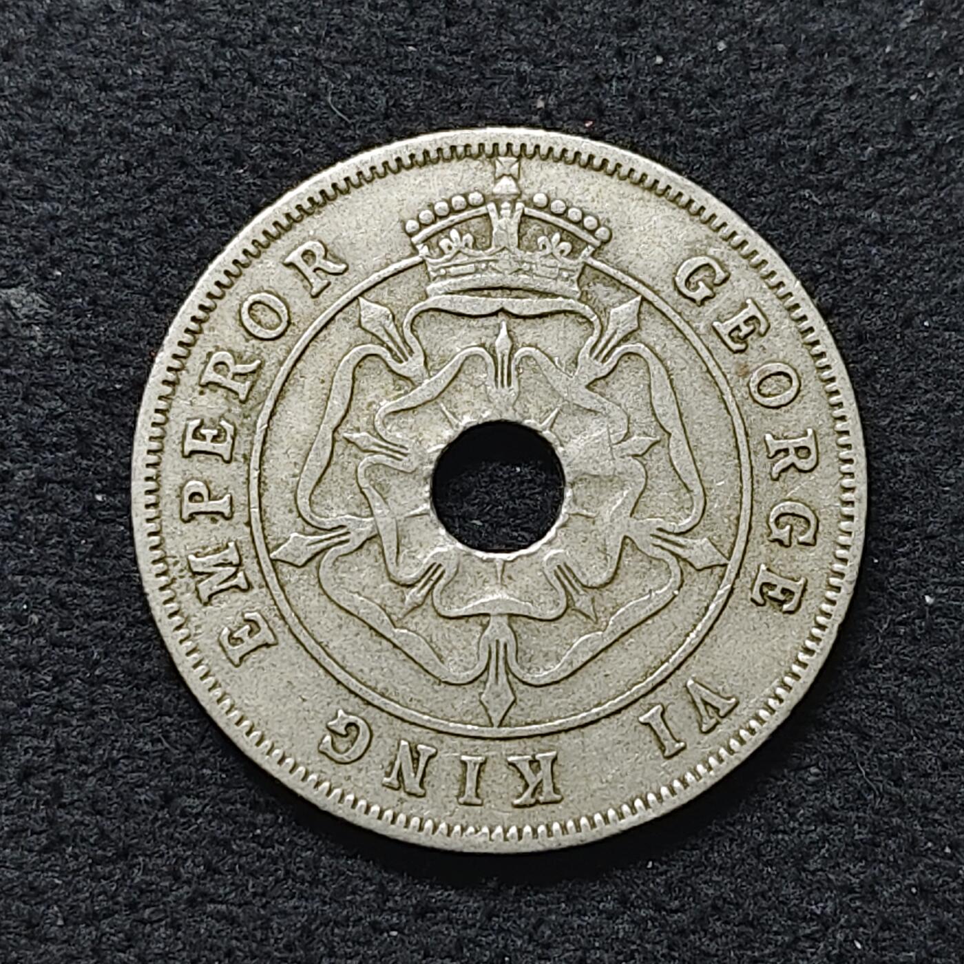 【全场包邮】纯粹捡漏拍480场（免费代拍第17场） 南罗德西亚1942年乔治六世1便士