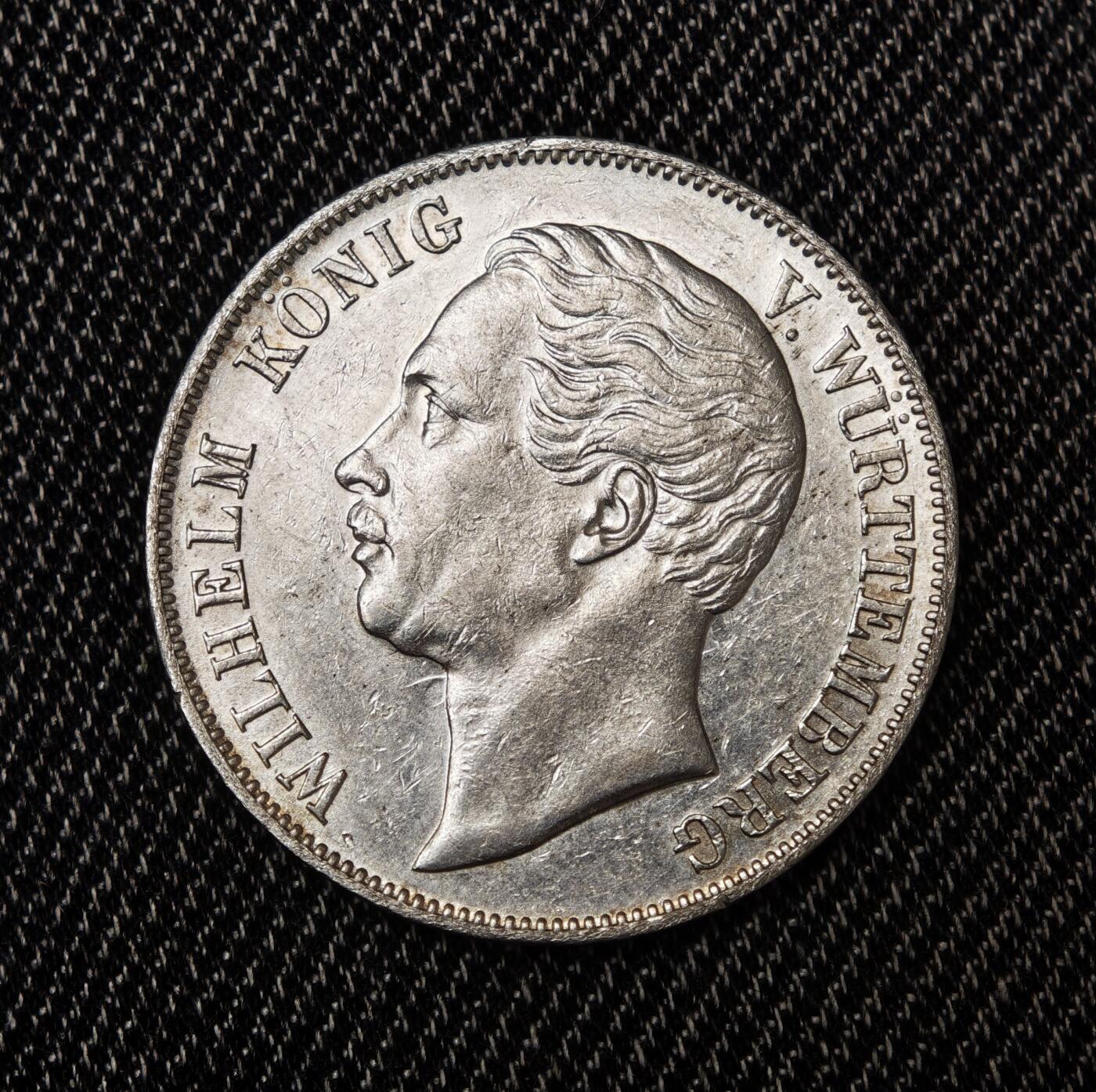 梧彩钱庄捡漏拍11月 1859年德国符腾堡泰勒银币