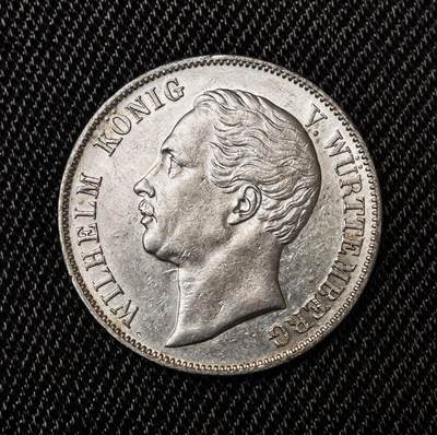 梧彩钱庄捡漏拍11月 - 1859年德国符腾堡泰勒银币