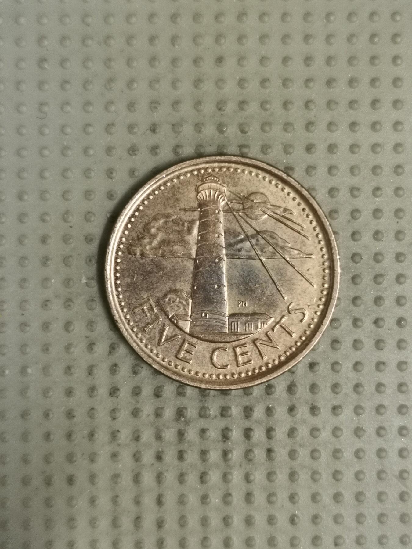 2025年第124场各国散币拍卖（总第124场） 巴巴多斯2022年5分