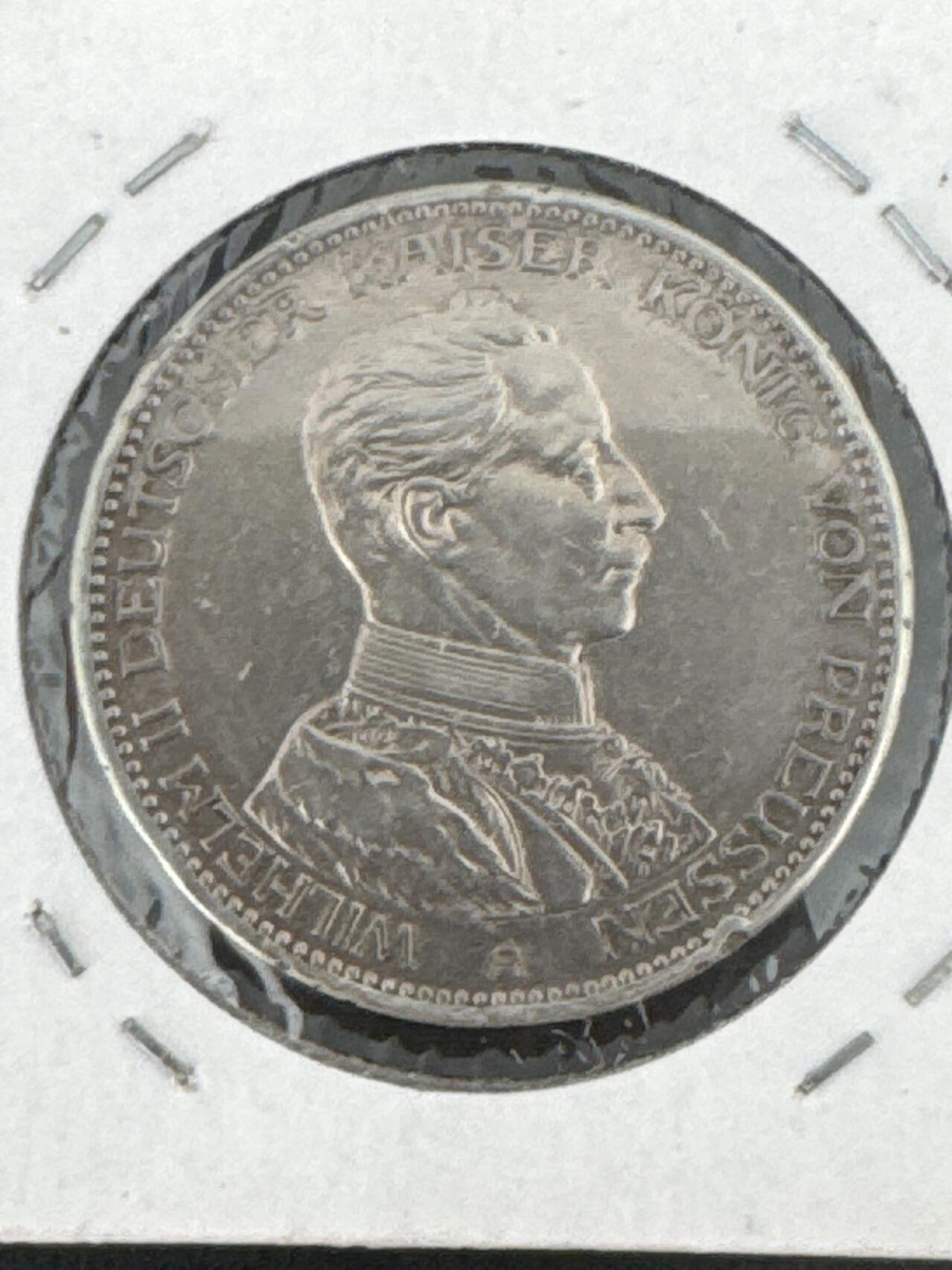 ❤️【币观天下】❤️ 第332期钱币拍卖- 2025.11.28周五晚上6点半场-长期征集拍品 德国普鲁士3马克