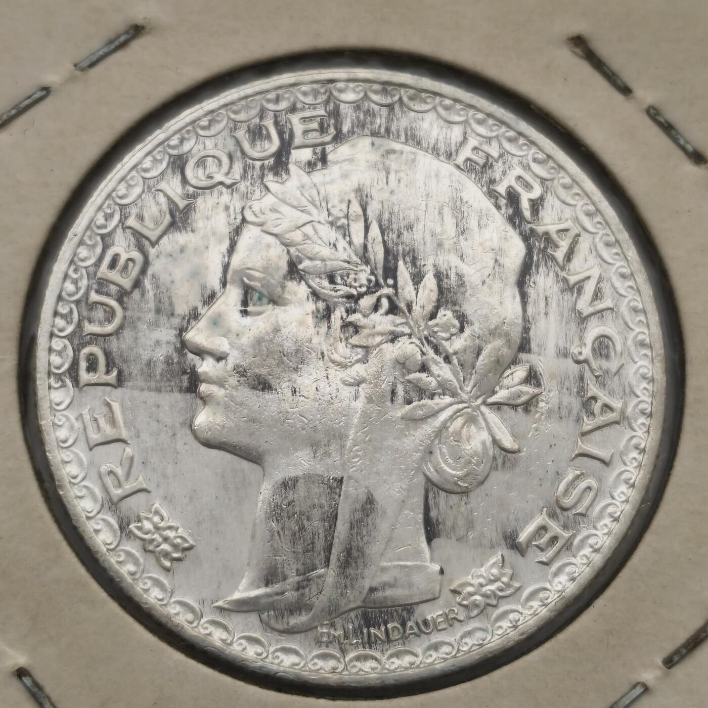 老蟹的宝藏🏴‍☠️ IV 法属印度1931年1皮阿斯特银币